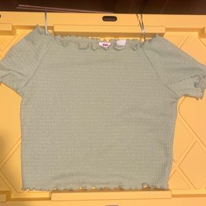 Levi’s top; large; green; new no tags; never worn
